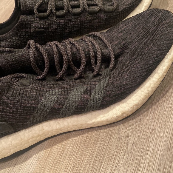 Adidas Grey/Black PureBOOST Sneakers - Picture 2 of 4
